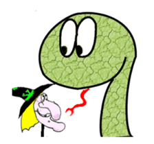 Animated Stickers of Yawna the Witch sticker #12223653