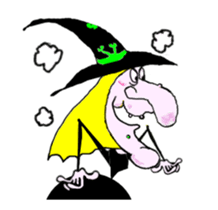 Animated Stickers of Yawna the Witch sticker #12223654