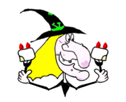 Animated Stickers of Yawna the Witch sticker #12223662