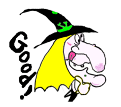 Animated Stickers of Yawna the Witch sticker #12223663