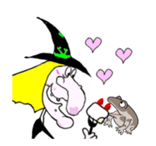 Animated Stickers of Yawna the Witch sticker #12223664