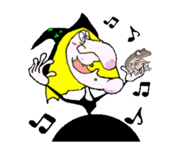 Animated Stickers of Yawna the Witch sticker #12223665