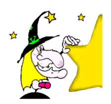 Animated Stickers of Yawna the Witch sticker #12223667