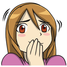 Kanom Cute Girl sticker #12223991