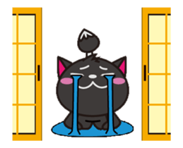 Black cat general moves sticker #12224332