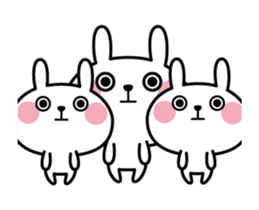 Natural rabbit life animation sticker #12224526