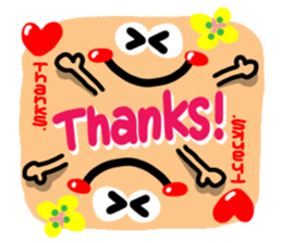 Big happiness (Thank you very much.)18 sticker #12224665