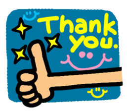 Big happiness (Thank you very much.)18 sticker #12224682