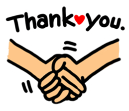 Big happiness (Thank you very much.)18 sticker #12224700