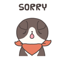 Socky the cat sticker #12225473