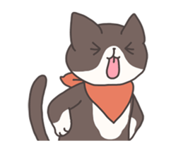 Socky the cat sticker #12225484