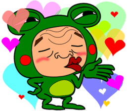 The Green Frog Man Vol.6 sticker #12225538