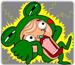 The Green Frog Man Vol.6 sticker #12225549