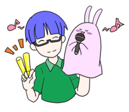 meganekun no papetto Sticker sticker #12226985