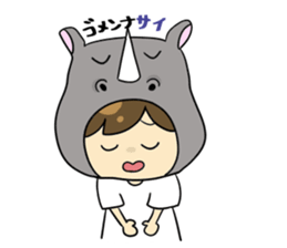 Headgear system girl sticker #12227026