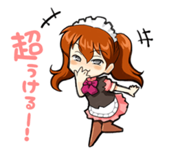 maidcafe pinafore 2 sticker #12227207