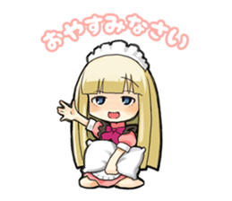 maidcafe pinafore 2 sticker #12227212