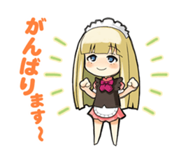 maidcafe pinafore 2 sticker #12227213