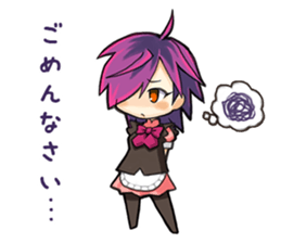 maidcafe pinafore 2 sticker #12227218