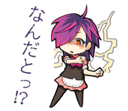 maidcafe pinafore 2 sticker #12227221