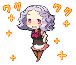 maidcafe pinafore 2 sticker #12227224