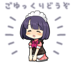 maidcafe pinafore 2 sticker #12227226