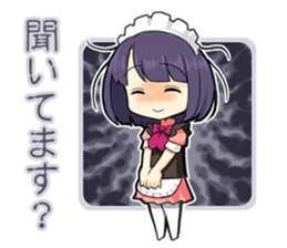 maidcafe pinafore 2 sticker #12227228