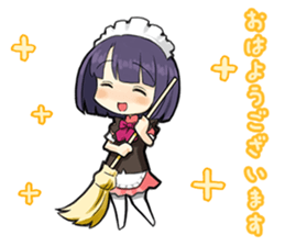 maidcafe pinafore 2 sticker #12227229