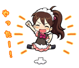 maidcafe pinafore 2 sticker #12227233