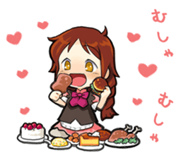 maidcafe pinafore 2 sticker #12227239