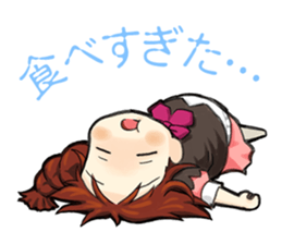 maidcafe pinafore 2 sticker #12227240