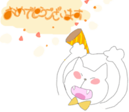 fluffycat sticker #12227596