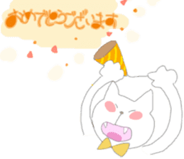 fluffycat sticker #12227596