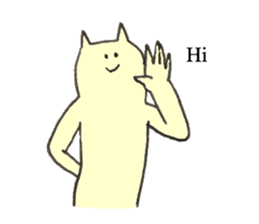 Cat's name is Miyamoto sticker #12227920