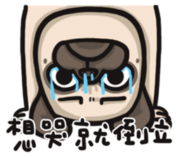 Pug in the house sticker #12228051