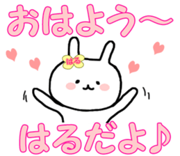 Name Sticker Haru-chan can be used sticker #12228494