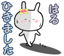 Name Sticker Haru-chan can be used sticker #12228527