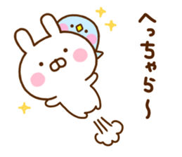 Rabbit Usahina Healthy sticker #12229386