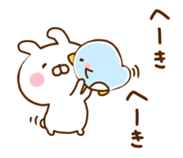 Rabbit Usahina Healthy sticker #12229400