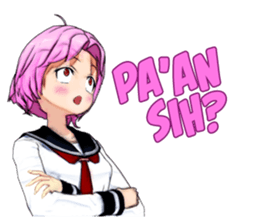 Asuka the School Girl sticker #12229914