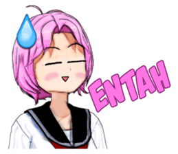 Asuka the School Girl sticker #12229919