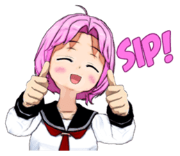Asuka the School Girl sticker #12229931