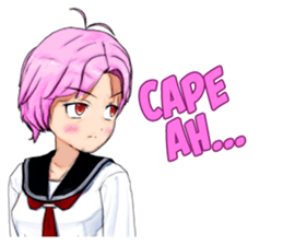 Asuka the School Girl sticker #12229941