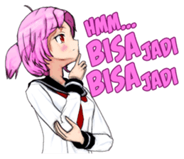 Asuka the School Girl sticker #12229944