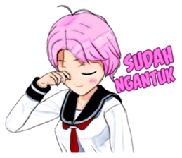 Asuka the School Girl sticker #12229947