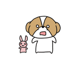 Playful cute Shih Tzu sticker2 sticker #12230232