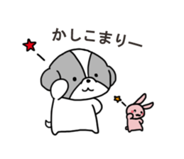 Playful cute Shih Tzu sticker2 sticker #12230237