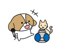 Playful cute Shih Tzu sticker2 sticker #12230252