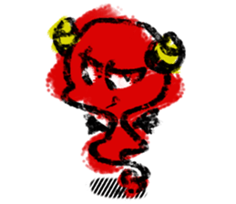 Floating Devil sticker #12230310