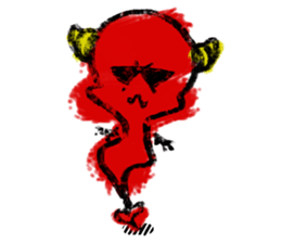 Floating Devil sticker #12230313